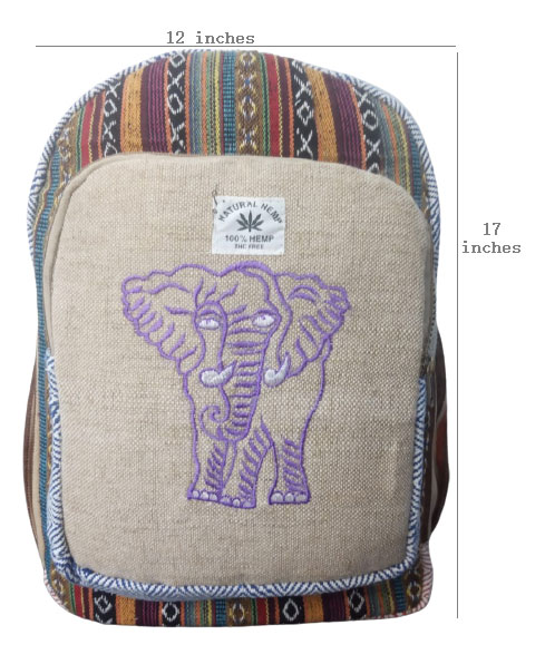 Elephant print outlet backpack